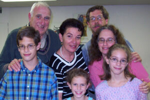 Rabbi Allan Levine with the Vail Family 2001